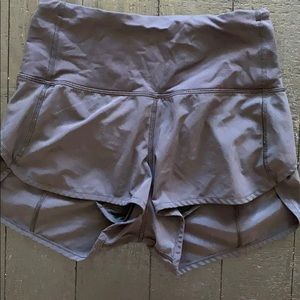 Lululemon High Waisted Speed Shorts